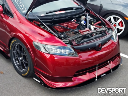 DevSport Front Bumper Chin Splitter (2006-2011 Honda Civic) - Image 3