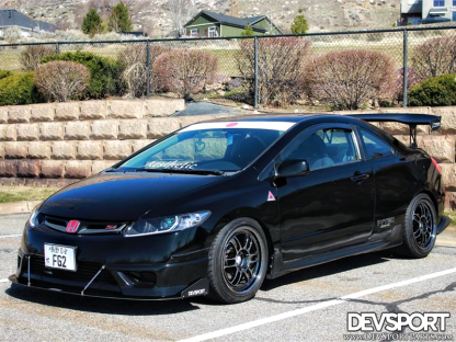 DevSport Front Bumper Chin Splitter (2006-2011 Honda Civic) - Image 2