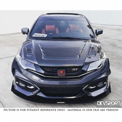 DevSport Front Bumper Wind Splitter (2012-2015 Honda Civic) - Image 4