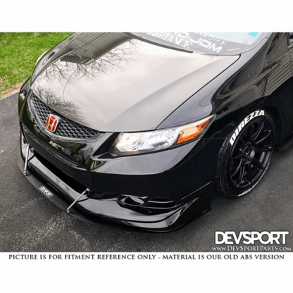 DevSport Front Bumper Wind Splitter (2012-2015 Honda Civic) - Image 5