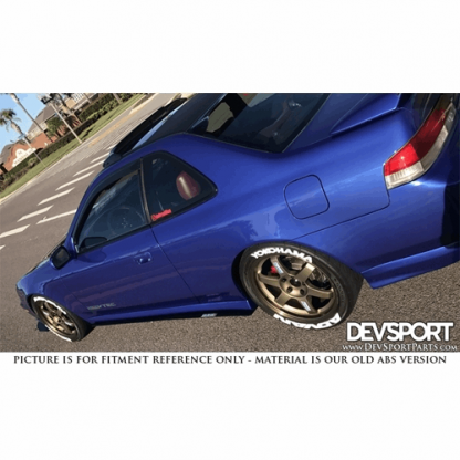 DevSport Side Skirt Splitters (1997-2001 Honda Prelude) - Image 3