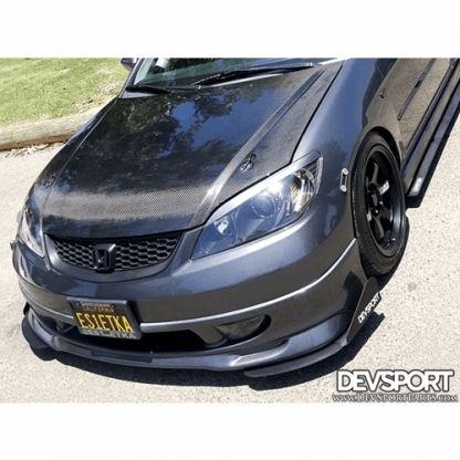 DevSport Front Bumper Winglets (2001-2005 Honda Civic) - Image 3