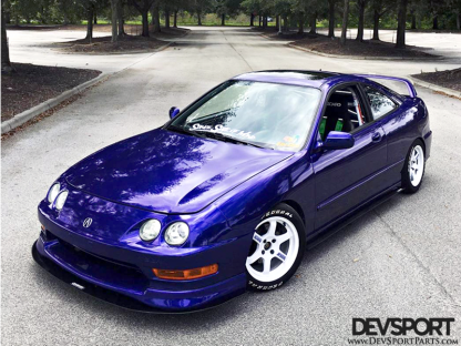 DevSport Front Bumper Chin Splitter (1994-2001 Acura Integra) - Image 2