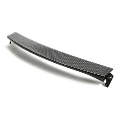 Seibon 17-19 Honda Civic Type-R Gloss Carbon Fiber Tailgate Middle Spoiler - MS17HDCVR - Image 2