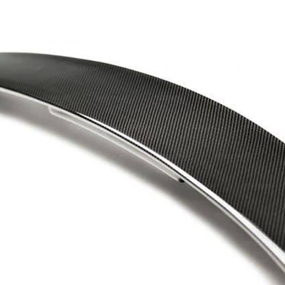 Seibon 17-19 Honda Civic Type-R Gloss Carbon Fiber Tailgate Middle Spoiler - MS17HDCVR - Image 4