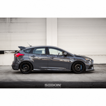 Seibon 16-18 Ford Focus RS SA Style Carbon Fiber Side Skirts - SS16FDFO-SA - Image 6