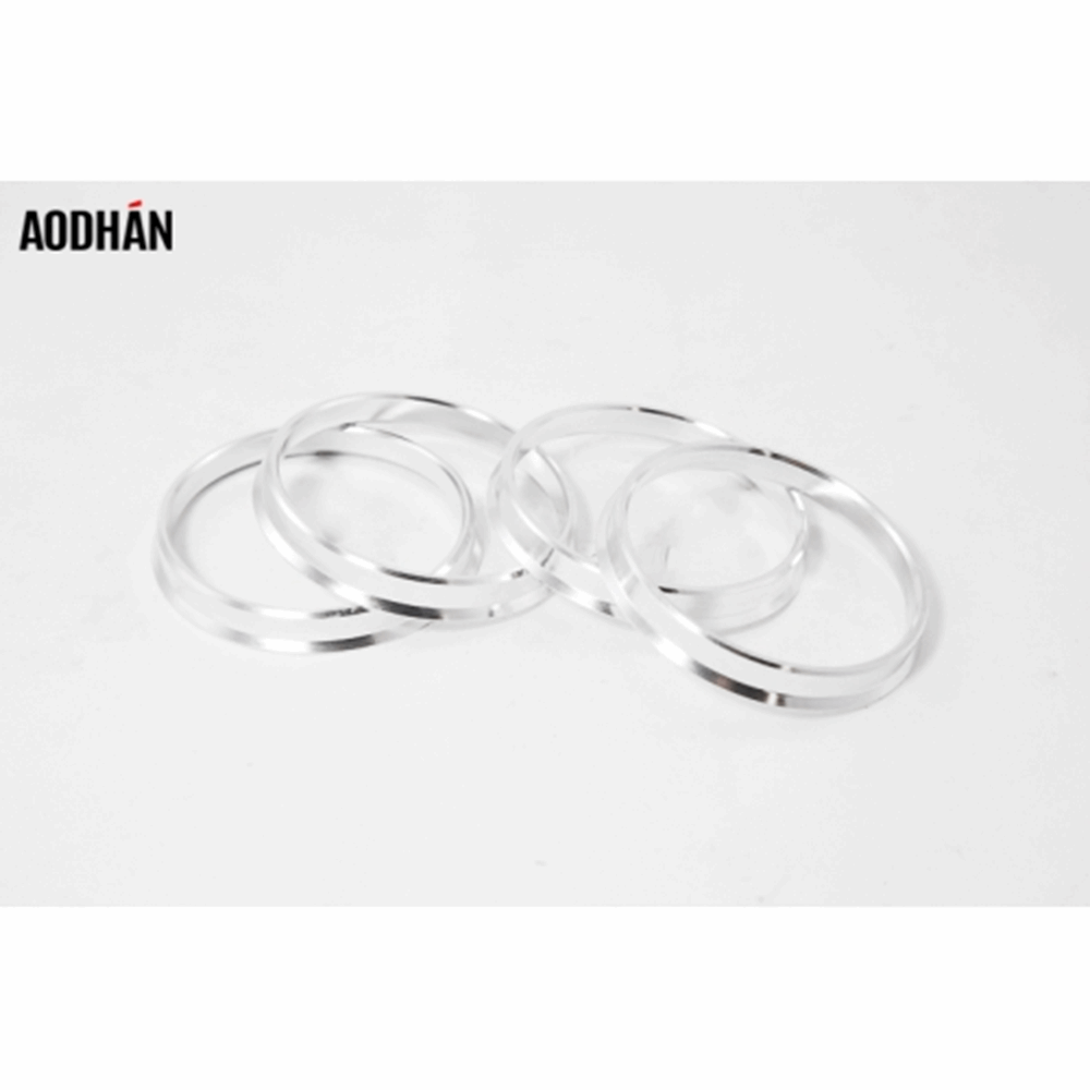 AodHan Polycarbonate Hub Rings; 74.10mm Black 72.60mm Size. - Sold as Set of 4 