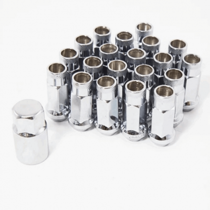 AodHan XT51 12X1.25 Chrome Open Ended Lug Nuts (Set Of 20Pc With Key)
