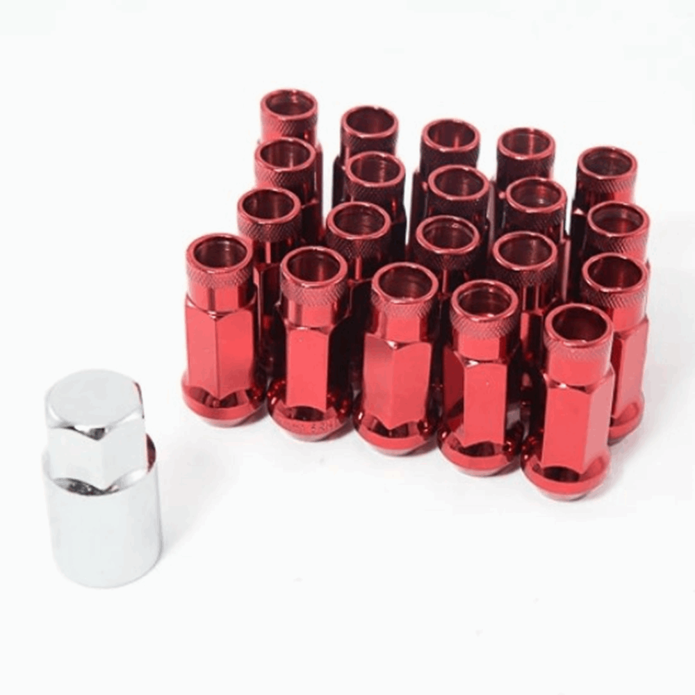 red lug nuts