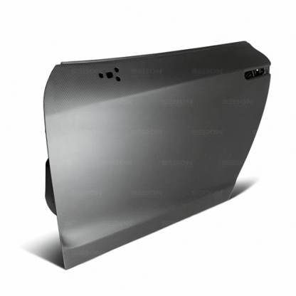 Seibon 09-19 Nissan GTR R35 Dry Carbon Fiber Door Pair - DD0910NSGTR-OE-DRY - Image 3