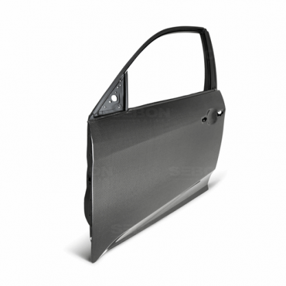 Seibon 17-19 Honda Civic Type-R OE Style Gloss Carbon Fiber Front Doors - DD17HDCVR-F - Image 2