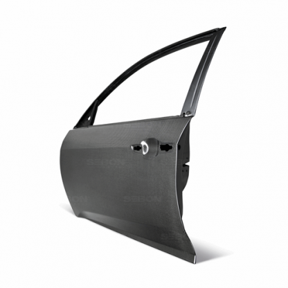 Seibon 17-19 Honda Civic Type-R OE Style Gloss Carbon Fiber Front Doors - DD17HDCVR-F - Image 3