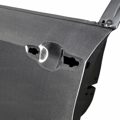 Seibon 17-19 Honda Civic Type-R OE Style Gloss Carbon Fiber Front Doors - DD17HDCVR-F - Image 4