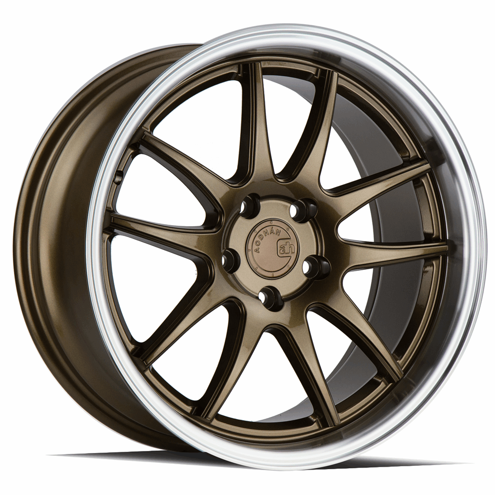 AodHan DS02 18x8.5 +35 5x114.3 (5x4.5) 73.1 | Bronze with Machined Lip