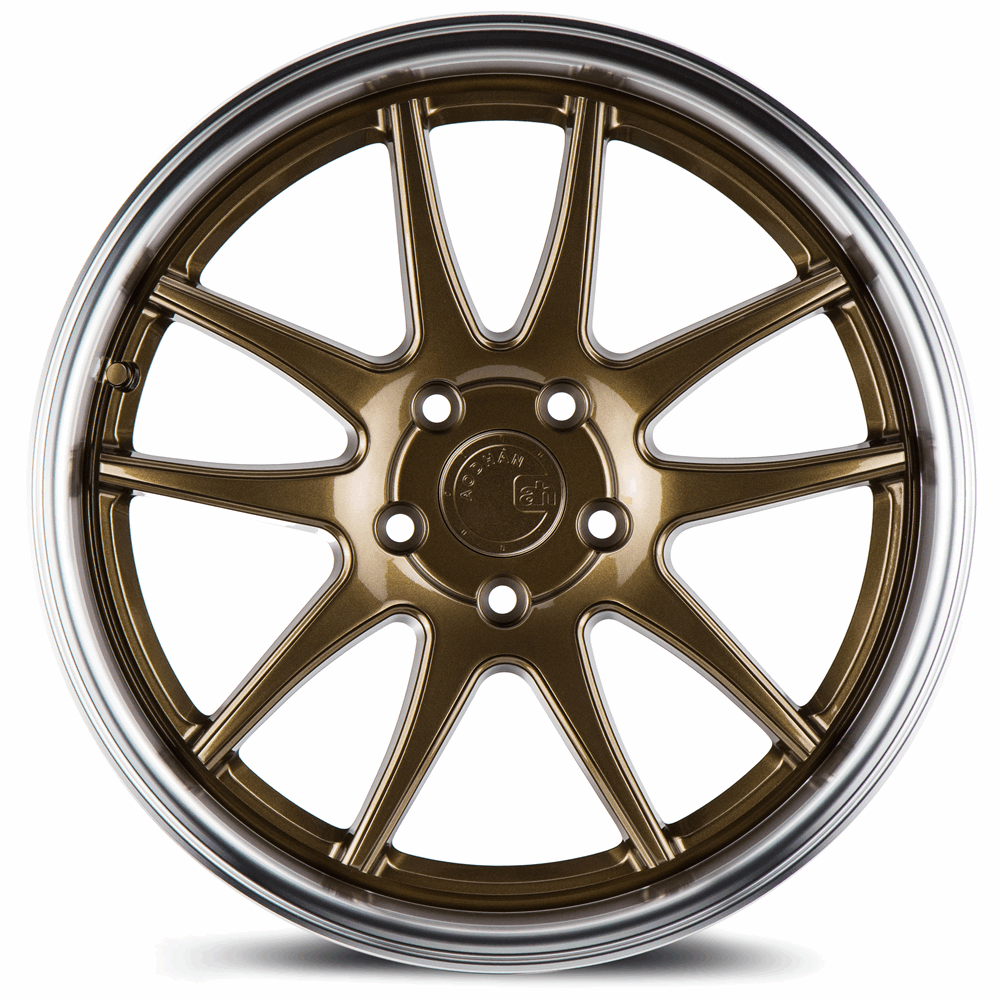 AodHan DS02 18x8.5 +35 5x114.3 (5x4.5) 73.1 | Bronze with Machined Lip - Image 2