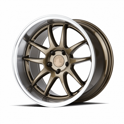 AodHan DS02 19x11 +22 5x114.3 (5x4.5) 73.1 | Bronze with Machined Lip - Image 3