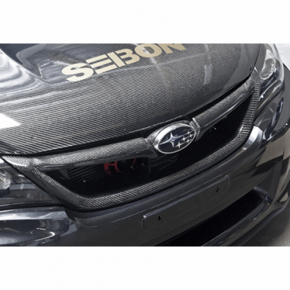 Seibon 11-14 Subaru Impreza/WRX / STi Carbon Fiber Front Grill - FG0809SBIMP4D-STI - Image 7