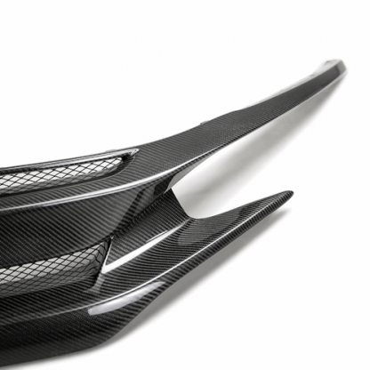 Seibon 16-19 Honda Civic OEM-Style Carbon Fiber Front Grill - FG16HDCV4D - Image 4