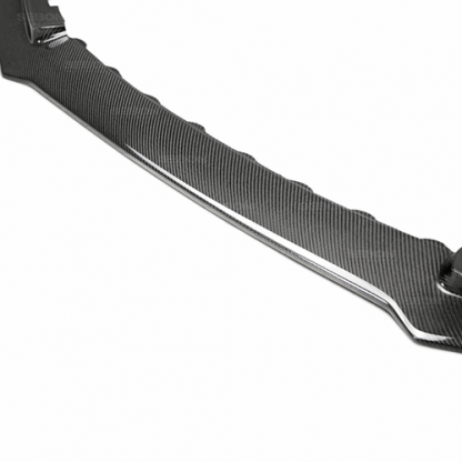 Seibon 17-19 Honda Civic Type-R TA-Style Gloss Carbon Fiber Front Bumper Lip - FL17HDCVR-TA - Image 3