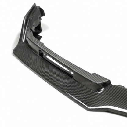 Seibon 17-19 Honda Civic Type-R TA-Style Gloss Carbon Fiber Front Bumper Lip - FL17HDCVR-TA - Image 4