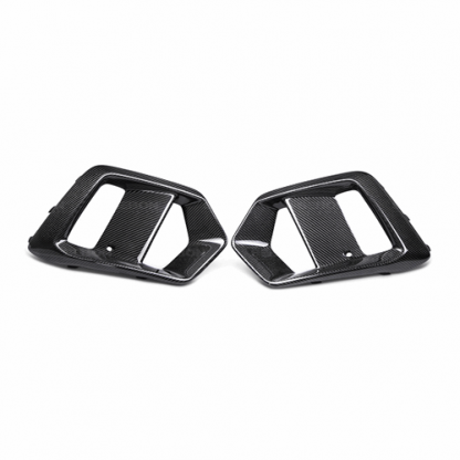 Seibon 16-18 Ford Focus RS Carbon Fiber Fog Light Surrounds - FLS16FDFO - Image 2