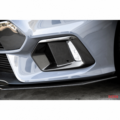 Seibon 16-18 Ford Focus RS Carbon Fiber Fog Light Surrounds - FLS16FDFO - Image 7