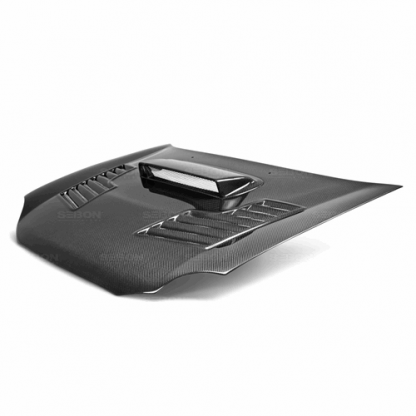 Seibon 02-03 Subaru Impreza WRX CWII Carbon Fiber Hood - HD0203SBIMP-CWII - Image 2