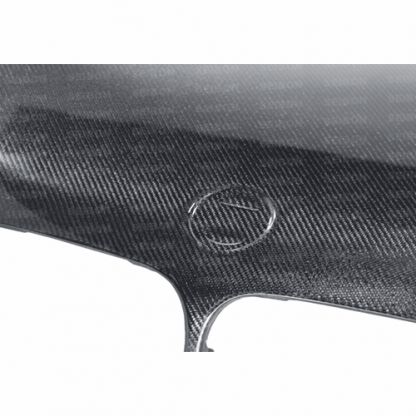 Seibon 02-05 BMW 3 Series 4dr E46 (Manuf Date 7/02-7/06 Models Only) OEM-Style Carbon Fiber Hood - HD0205BMWE464D-OE - Image 3