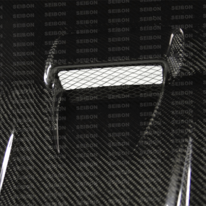Seibon 08-17 Mitsubishi Lancer (CYA4/5A) DV Style Carbon Fiber Hood - HD0809MITLAN-DV - Image 2