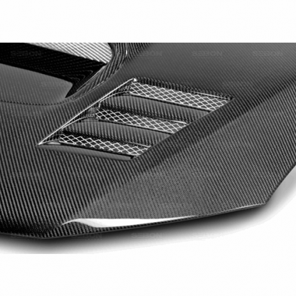 Seibon 08-14 Subaru Impreza WRX / STi CWII-style Carbon Fiber Hood - HD0809SBIMP-CWII - Image 3