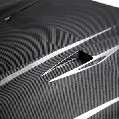 Seibon 09-16 Nissan GTR R35 DS-Style Carbon Fiber Hood - HD0910NSGTR-DS - Image 3