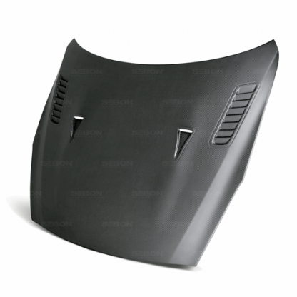 Seibon 09-16 Nissan GT-R R35 ES Style Dry Carbon Fiber Hood - HD0910NSGTR-ES-DRY