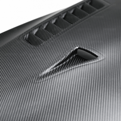 Seibon 09-16 Nissan GT-R R35 ES Style Dry Carbon Fiber Hood - HD0910NSGTR-ES-DRY - Image 3