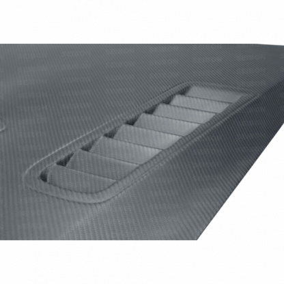 Seibon 09-16 Nissan GT-R R35 ES Style Dry Carbon Fiber Hood - HD0910NSGTR-ES-DRY - Image 9