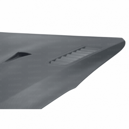Seibon 09-16 Nissan GT-R R35 ES Style Dry Carbon Fiber Hood - HD0910NSGTR-ES-DRY - Image 7