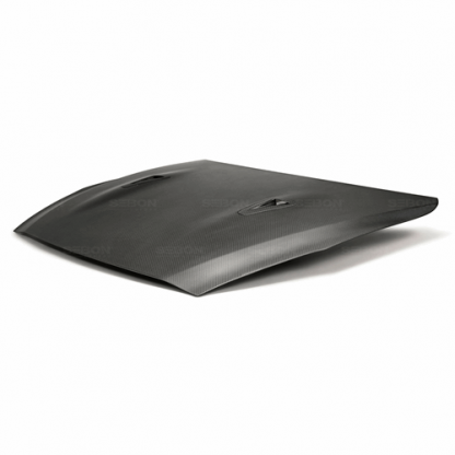 Seibon 09-11 Nissan Skyline R35 GT-R OEM-Dry Carbon Fiber Hood - HD0910NSGTR-OE-DRY - Image 2