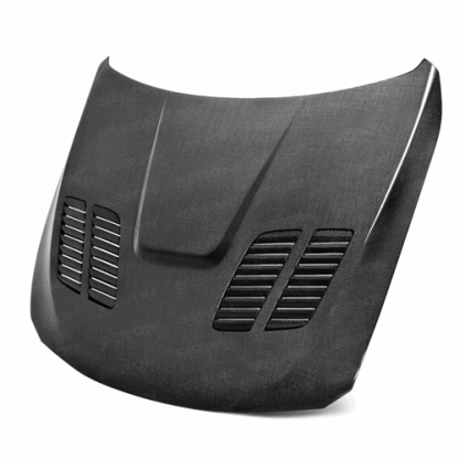 Seibon 12-18 BMW F30/F32 GTR-Style Carbon Fiber Hood - HD1213BMWF30-GTR