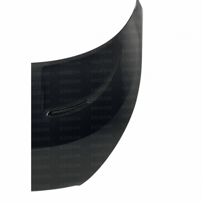 Seibon 12-17 Hyundai Veloster 2 Door Hatchback OEM Carbon Fiber Hood - HD1213HYVEL-OE - Image 4