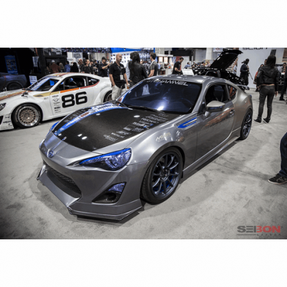 Seibon 12-19 BRZ/FR-S/86 OEM Carbon Fiber Hood - HD1213SCNFR-S-OE - Image 5
