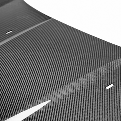 Seibon 14-18 Ford Fiesta OE Style Carbon Fiber Hood - HD14FDFI-OE - Image 3
