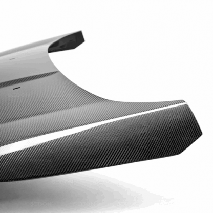Seibon 14-18 Ford Fiesta OE Style Carbon Fiber Hood - HD14FDFI-OE - Image 4