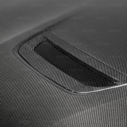 Seibon 15-19 Lexus RC F OEM Style Carbon Fiber Hood - HD15LXRCF-OE - Image 3
