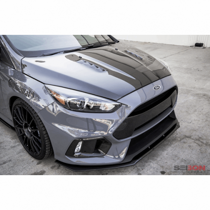 Seibon 15-18 Ford Focus RS Carbon Fiber Hood - HD16FDFO-RS - Image 6