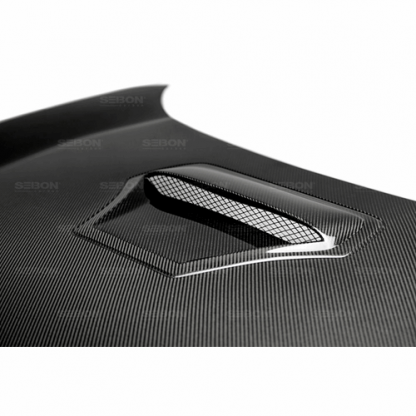 Seibon 16-19 Honda Civic TR Carbon Fiber Hood - HD16HDCV-TR - Image 3