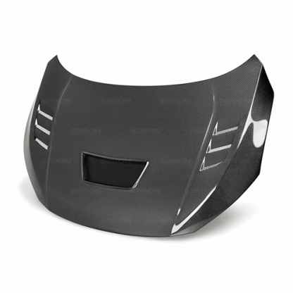 Seibon 17-19 Honda Civic Type R CV-Style Carbon Fiber Hood - HD17HDCVR-CV