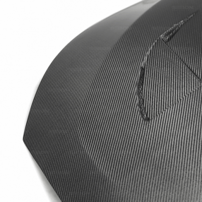 Seibon 2019 Hyundai Veloster TS-Style Carbon Fiber Hood - HD19HYVEL-TS - Image 3