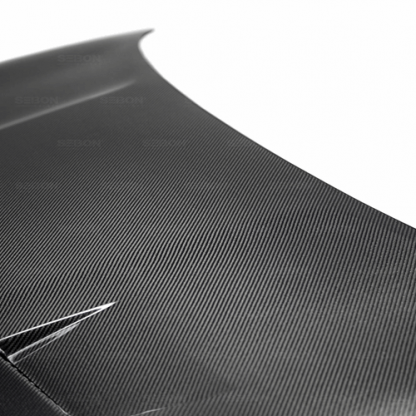 Seibon 2019 Hyundai Veloster TS-Style Carbon Fiber Hood - HD19HYVEL-TS - Image 5