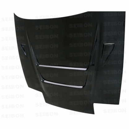 Seibon 89-94 Nissan 180SX/240SX DVII Carbon Fiber Hood - HD8994NS240-DVII - Image 2