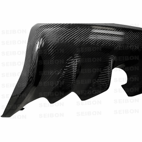 Seibon 08-15 Mitsubishi Evo X OEM-style Carbon Fiber Rear Diffuser - RD0809MITEVOX-OE - Image 2