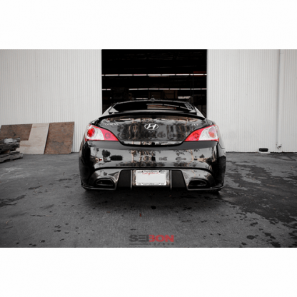 Seibon 10-16 Hyundai Genesis Coupe SP-Style Carbon Fiber Rear Lip - RL0809HYGEN2D-SP - Image 7